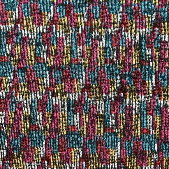 Anthropologie Akemi + Kin Petra Jacquard Top Chunky Knit Mock Neck Small Blouse - Picture 9 of 10